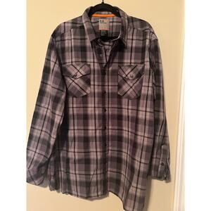 511 Tactical Grey Men’s Snap Button Down, Size XL